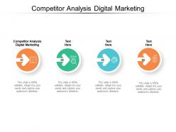 Competitor analysis digital marketing ppt powerpoint presentation professional influencers cpb
