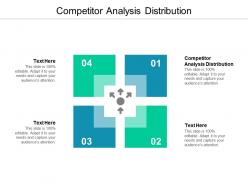 Competitor analysis distribution ppt powerpoint presentation layouts aids cpb