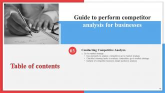 Competitor Analysis Framework For Industry Assessment Powerpoint Presentation Slides MKT CD V Researched Graphical