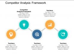 Competitor analysis framework ppt powerpoint presentation file layouts cpb