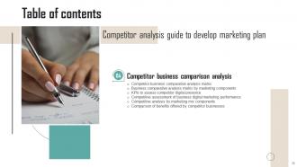 Competitor Analysis Guide To Develop Marketing Plan Powerpoint Presentation Slides MKT CD V Aesthatic Good