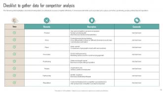 Competitor Analysis Guide To Develop Marketing Plan Powerpoint Presentation Slides MKT CD V Slides Content Ready