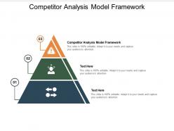 Competitor analysis model framework ppt powerpoint presentation infographic template cpb