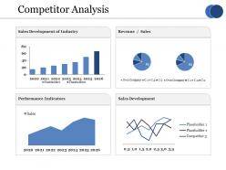 Competitor analysis ppt slides graphics example