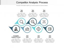 Competitor analysis process ppt powerpoint presentation model portrait cpb