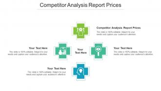 Competitor analysis report prices ppt powerpoint presentation ideas graphics pictures cpb