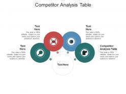 Competitor analysis table ppt powerpoint presentation infographic template microsoft cpb