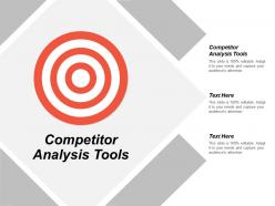 Competitor analysis tools ppt powerpoint presentation file visual aids cpb