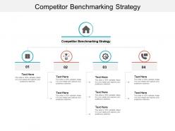 Competitor benchmarking strategy ppt powerpoint presentation file smartart cpb
