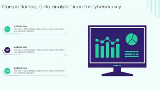 Competitor Big Data Analytics Icon For Cybersecurity