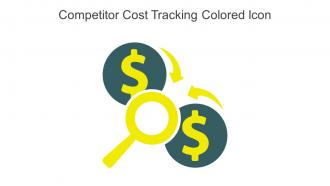 Competitor Cost Tracking Colored Icon In Powerpoint Pptx Png And Editable Eps Format