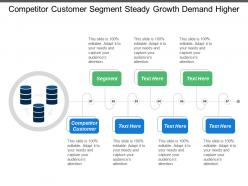 Competitor customer segment steady growth demand higher cost sever
