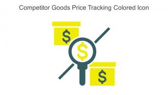 Competitor Goods Price Tracking Colored Icon In Powerpoint Pptx Png And Editable Eps Format