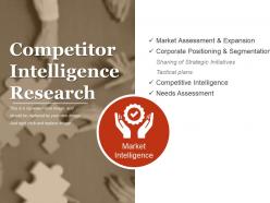 Competitor intelligence research powerpoint slide ideas