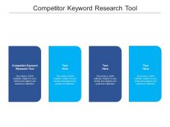 Competitor keyword research tool ppt powerpoint presentation professional slides cpb