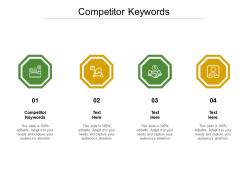 Competitor keywords ppt powerpoint presentation show vector cpb