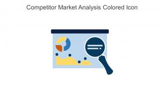 Competitor Market Analysis Colored Icon In Powerpoint Pptx Png And Editable Eps Format
