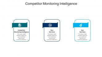 Competitor monitor intelligence ppt powerpoint presentation visual aids cpb