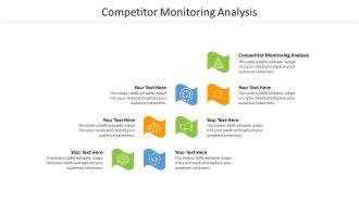 Competitor monitoring analysis ppt powerpoint presentation styles guide cpb