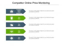Competitor online price monitoring ppt powerpoint presentation summary show cpb