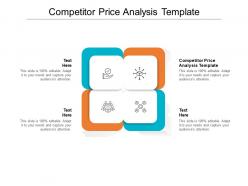 Competitor price analysis template ppt powerpoint infographic template rules cpb