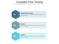 Competitor price tracking ppt powerpoint presentation professional graphic images cpb