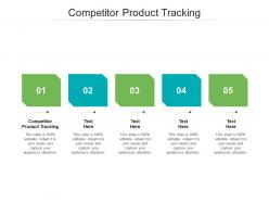 Competitor product tracking ppt powerpoint presentation summary shapes cpb