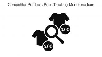 Competitor Products Price Tracking Monotone Icon In Powerpoint Pptx Png And Editable Eps Format