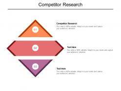 Competitor research ppt powerpoint presentation infographics inspiration cpb
