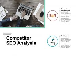 Competitor seo analysis ppt powerpoint presentation gallery introduction cpb