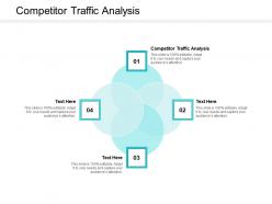 Competitor traffic analysis ppt powerpoint presentation infographics icons cpb