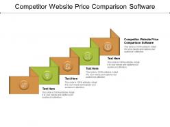 Competitor website price comparison software ppt powerpoint presentation styles summary cpb