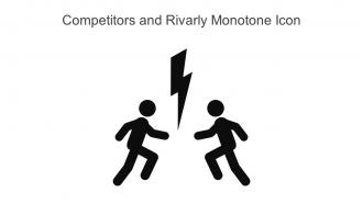 Competitors And Rivarly Monotone Icon In Powerpoint Pptx Png And Editable Eps Format