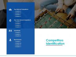 Competitors identification key international competitors ppt powerpoint presentation show skills