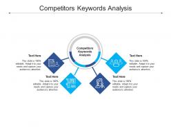 Competitors keywords analysis ppt powerpoint presentation layouts picture cpb