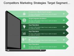 Competitors marketing strategies target segment audience results measurement