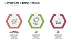 Competitors pricing analysis ppt powerpoint presentation portfolio shapes cpb