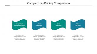 Competitors pricing comparison ppt powerpoint presentation portfolio gridlines cpb