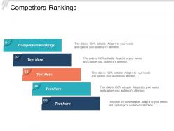 Competitors rankings ppt powerpoint presentation file rules cpb