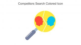 Competitors Search Colored Icon In Powerpoint Pptx Png And Editable Eps Format