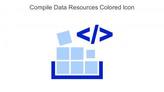 Compile Data Resources Colored Icon In Powerpoint Pptx Png And Editable Eps Format