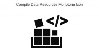 Compile Data Resources Monotone Icon In Powerpoint Pptx Png And Editable Eps Format