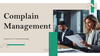 Complain Management Powerpoint Ppt Template Bundles