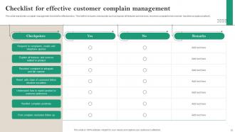 Complain Management Powerpoint Ppt Template Bundles Good Informative