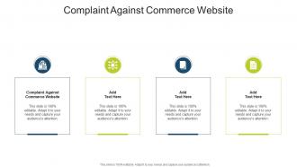 Complaint Against Commerce Website In Powerpoint And Google Slides Cpb