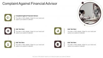 Complaint Against Financial Advisor In Powerpoint And Google Slides Cpb
