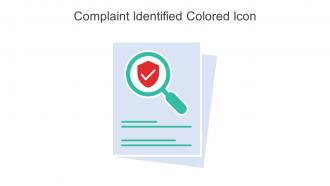 Complaint Identified Colored Icon In Powerpoint Pptx Png And Editable Eps Format