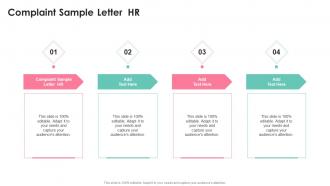 Complaint Sample Letter HR In Powerpoint And Google Slides Cpb