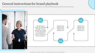 Complete Brand Marketing Playbook General Instructions For Brand Playbook