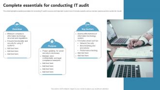 Complete Essentials For Conducting IT Audit